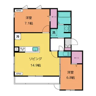 D-avance柱Ⅰ【2階】の間取り