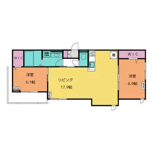 D-avance柱Ⅱ【2階】の間取り