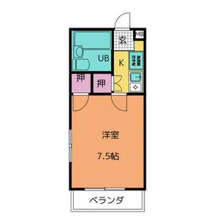 ピュアササキ【3階】の間取り