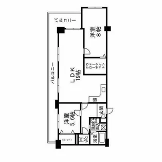 新栄グリーンハイツ【3階】の間取り