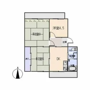 サンシャイン緑丘【C5号室】の間取り