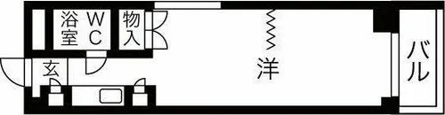 グリーンハイツ南久屋【8階】の間取り