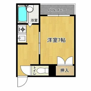 ミエビル【7階】の間取り