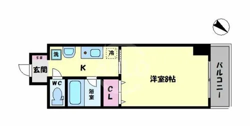 ADORER【2階】の間取り