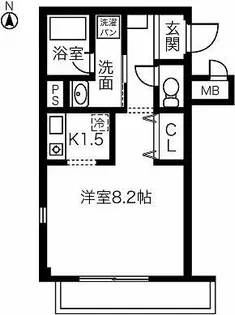 CELEB MANSION【302号室】の間取り