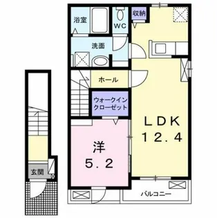 フィグ新栄Ⅰ【2階】の間取り