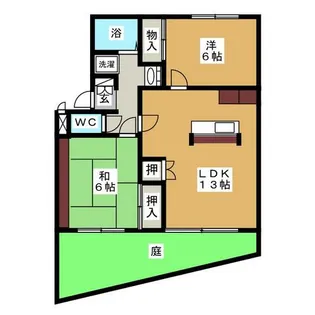 ピュアハーツ97【1階】の間取り