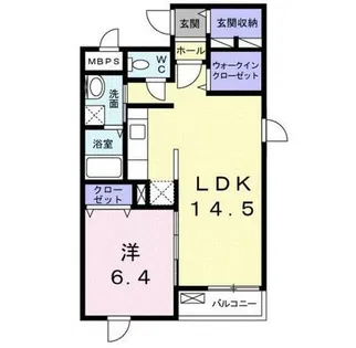 ベル グランデ【1階】の間取り