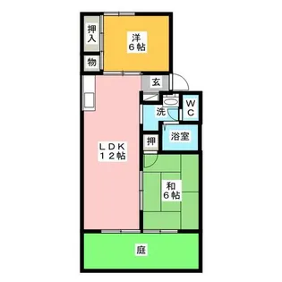 ファミール大福寺【1階】の間取り