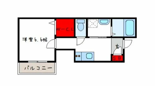 LUCITA久宝寺【1階】の間取り