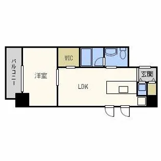 イーストモート高麗橋【4階】の間取り