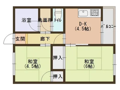 寿ハイツ【305号室】の間取り