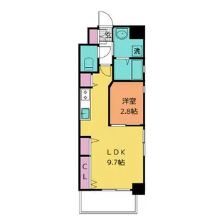 ラクラーレVINTIA【5階】の間取り