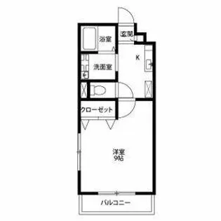 アンプルール リーブル YAMAHATA【2階】の間取り