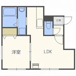 K-MODE・N18【101号室】の間取り