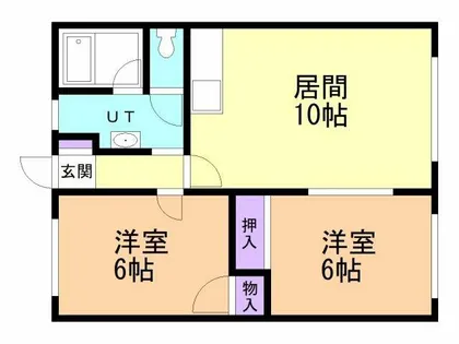 SANトーク【206号室】の間取り