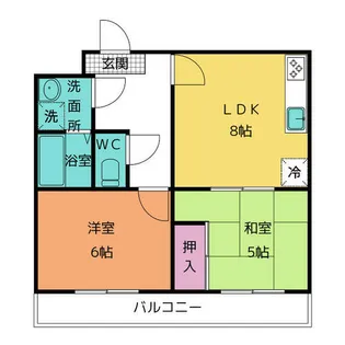 RESENCE SHINNISHI【2階】の間取り