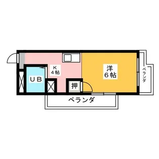 マンション松井【3階】の間取り