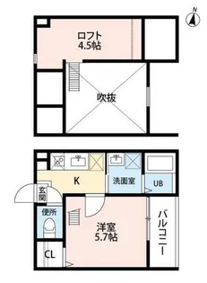 ソフィアHJ【2階】の間取り