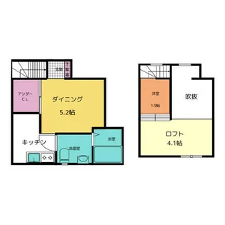 ACCOMMO岩塚(アコモ岩塚)【1階】の間取り