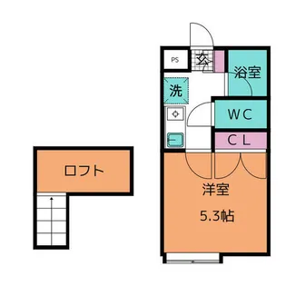 美合ハイツ【1階】の間取り