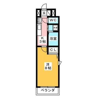リアライズ記念橋【10階】の間取り