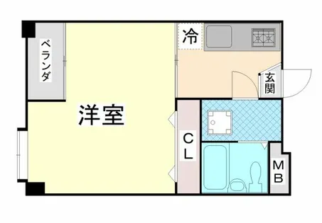 ピアシティ魚崎【201号室】の間取り
