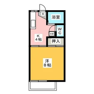 サンハイムT【1階】の間取り