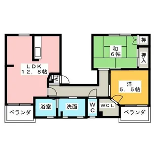 ファティリティ稲沢 2号棟【4階】の間取り