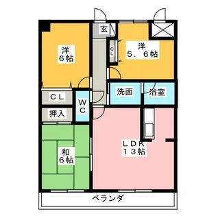 Granville【1階】の間取り