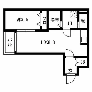 H-maison加美正覚寺ⅩⅠ【1階】の間取り