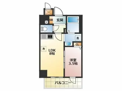 SDグランツ神戸六甲山手【103号室】の間取り
