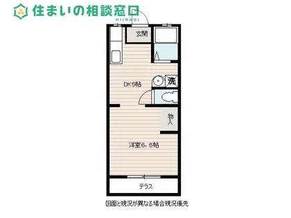 愛知県岡崎市六名南2丁目【アパート】の間取り