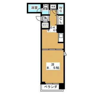 セノアタワー泉【8階】の間取り