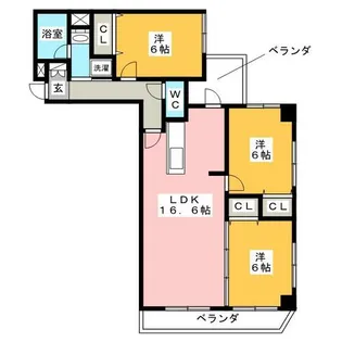 KDX泉レジデンス【9階】の間取り