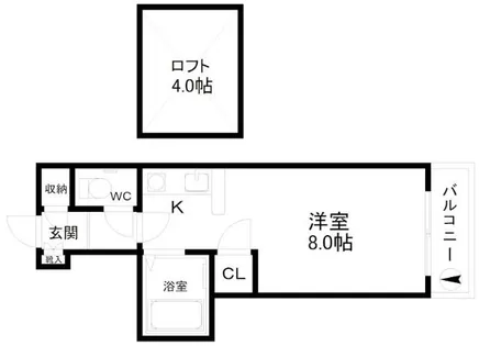 コスモレジデンス北加賀屋Ⅱ【1階】の間取り