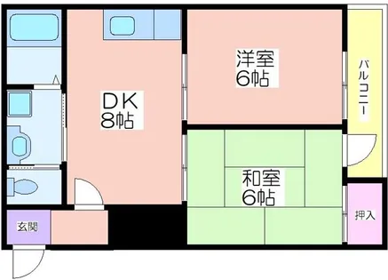 トミー弐番館【403号室】の間取り