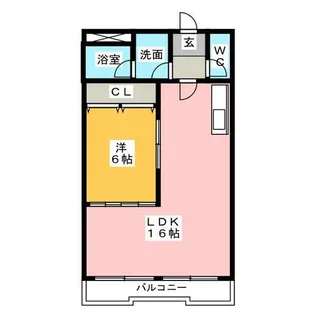 クリエイティブ第1富士【3階】の間取り