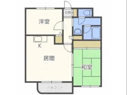 グリーンヴィラ【4階】の間取り