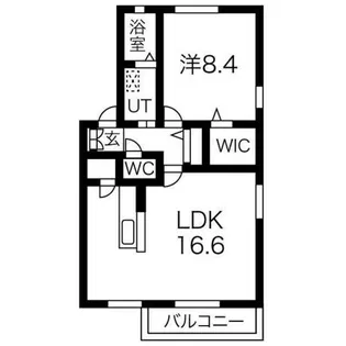 共立A棟【2階】の間取り
