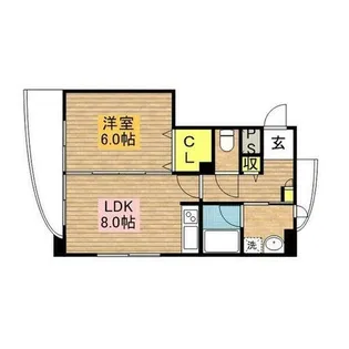 フィルプロビデンス【3階】の間取り