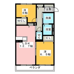 The Park Residence138【2階】の間取り