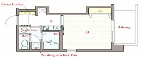 ideos【8階】の間取り