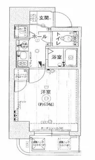 ランドマークシティ同心【9階】の間取り