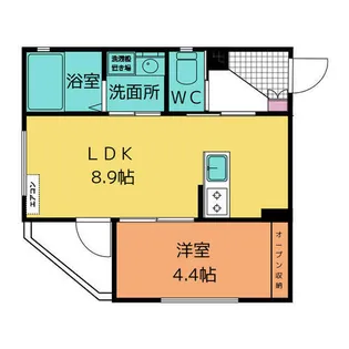 Kounomiya the SKY【1階】の間取り