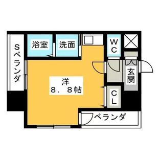 プレサンス名古屋STATIONザ・シティ【10階】の間取り