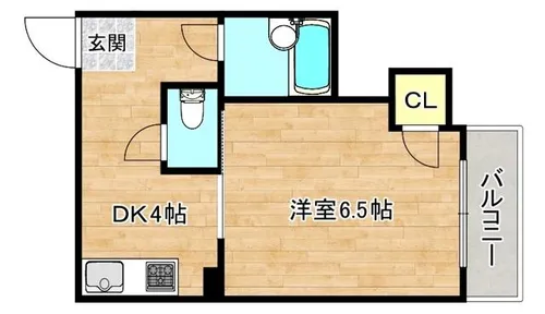 モリビル寺内町【5階】の間取り