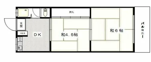 みゆき苑【8号室】の間取り