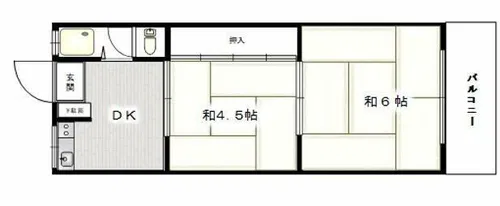 みゆき苑【8号室】の間取り