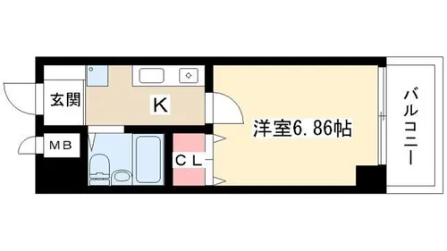 シェラール上社【402号室】の間取り